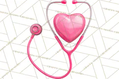 Pediatric Nurse Dinosaur Clipart Cute Medical PNG Product Image 5