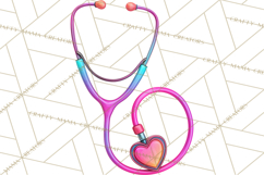 Pediatric Nurse Dinosaur Clipart Cute Medical PNG Product Image 2