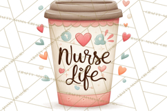 Pediatric Nurse Dinosaur Clipart Cute Medical PNG Product Image 3