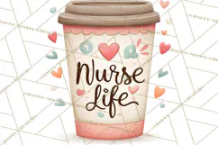 Pediatric Nurse Dinosaur Clipart Cute Medical PNG Product Image 3