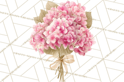Watercolor Hydrangea Clipart, Florist Paper, Wedding Floral Product Image 4