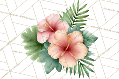 Jungle Plants Clipart, Tropical Leaves PNG, Watercolor Ferns Product Image 5