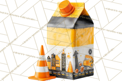 Construction Birthday Party Clipart, Builder Celebration Png Product Image 5