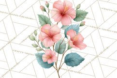 Jungle Plants Clipart, Tropical Leaves PNG, Watercolor Ferns Product Image 2