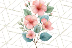 Jungle Plants Clipart, Tropical Leaves PNG, Watercolor Ferns Product Image 2