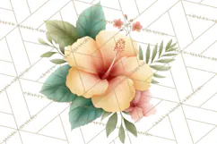 Jungle Plants Clipart, Tropical Leaves PNG, Watercolor Ferns Product Image 3