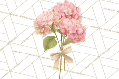 Watercolor Hydrangea Clipart, Florist Paper, Wedding Floral Product Image 3