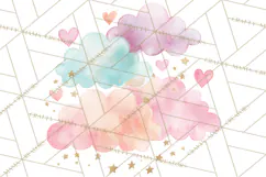 Valentine Animal Clipart PNG, Cute Teddy Bear Bunny Png Product Image 3