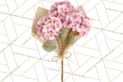 Watercolor Hydrangea Clipart, Florist Paper, Wedding Floral Product Image 4