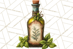 Tuscan Farmhouse Pasta Clipart, Rustic Pasta Night Kitchen Product Image 4