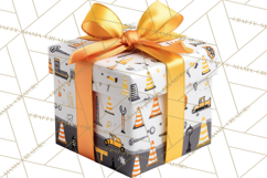 Construction Birthday Party Clipart, Builder Celebration Png Product Image 2