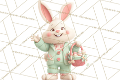 Whimsical Easter Characters Clipart PNG, Cute Mint Png Product Image 4