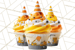 Construction Birthday Party Clipart, Builder Celebration Png Product Image 5