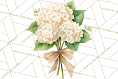 Watercolor Hydrangea Clipart, Florist Paper, Wedding Floral Product Image 3