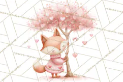 Valentine Animal Clipart PNG, Cute Teddy Bear Bunny Png Product Image 3