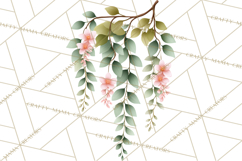 Jungle Plants Clipart, Tropical Leaves PNG, Watercolor Ferns Product Image 4