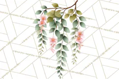 Jungle Plants Clipart, Tropical Leaves PNG, Watercolor Ferns Product Image 4