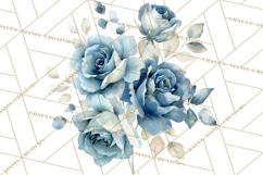 Soft Watercolor Floral Clipart, Spring Bouquets, Flowers PNG Product Image 5