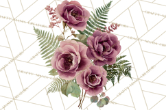 Soft Watercolor Floral Clipart, Spring Bouquets, Flowers PNG Product Image 2