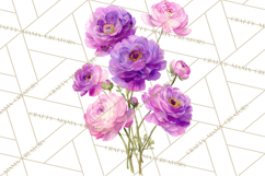 Soft Watercolor Floral Clipart, Spring Bouquets, Flowers PNG Product Image 3