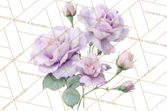 Soft Watercolor Floral Clipart, Spring Bouquets, Flowers PNG Product Image 2