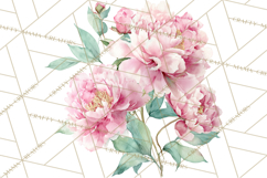 Soft Watercolor Floral Clipart, Spring Bouquets, Flowers PNG Product Image 2