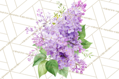 Soft Watercolor Floral Clipart, Spring Bouquets, Flowers PNG Product Image 4