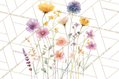 Soft Watercolor Floral Clipart, Spring Bouquets, Flowers PNG Product Image 5