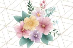 Jungle Plants Clipart, Tropical Leaves PNG, Watercolor Ferns Product Image 2