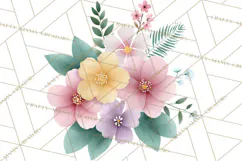 Jungle Plants Clipart, Tropical Leaves PNG, Watercolor Ferns Product Image 2