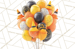 Construction Birthday Party Clipart, Builder Celebration Png Product Image 4