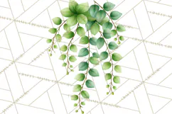 Jungle Plants Clipart, Tropical Leaves PNG, Watercolor Ferns Product Image 5