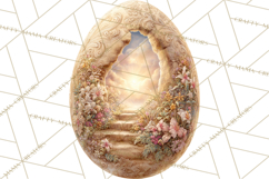 Christian Easter Clipart PNG, Resurrection Easter Egg Product Image 2
