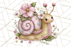 Magic Garden Bugs Clipart PNG, Pastel Fairy Garden Png Product Image 2