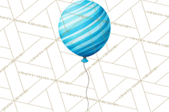 Birthday Balloon Clipart, Balloon Bunch PNG, Party Balloon Product Image 2