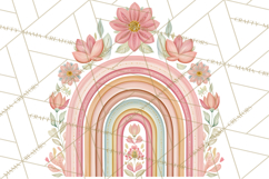 Valentine Boho Rainbow Clipart, Romantic Heart Rainbows PNG Product Image 2