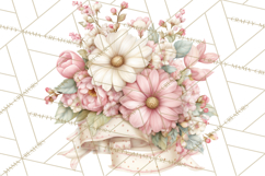 Floral Girl Power Clipart, Girly Feminine Icons Png Product Image 3