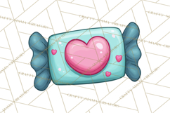 Cute Valentine Icons PNG Pastel Love Clipart Illustrations Product Image 4