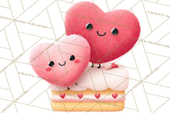 Valentine Ladybug Clipart PNG, Cute Bee Butterfly Beetle Png Product Image 5