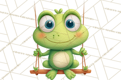 Frog Storybook Clipart, Cute Cartoon Frog Illustrations Png Product Image 5