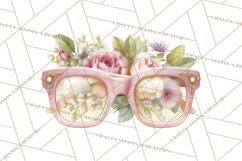 Floral Girl Power Clipart, Girly Feminine Icons Png Product Image 5