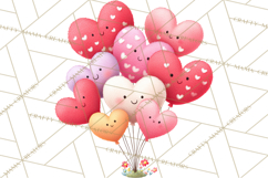 Valentine Ladybug Clipart PNG, Cute Bee Butterfly Beetle Png Product Image 2
