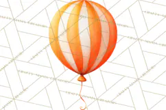 Birthday Balloon Clipart, Balloon Bunch PNG, Party Balloon Product Image 4