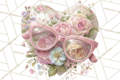 Floral Girl Power Clipart, Girly Feminine Icons Png Product Image 4