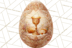 Christian Easter Clipart PNG, Resurrection Easter Egg Product Image 5
