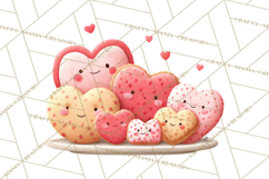 Valentine Ladybug Clipart PNG, Cute Bee Butterfly Beetle Png Product Image 3