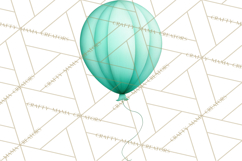 Birthday Balloon Clipart, Balloon Bunch PNG, Party Balloon Product Image 3