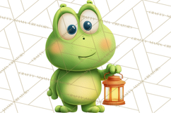 Frog Storybook Clipart, Cute Cartoon Frog Illustrations Png Product Image 3
