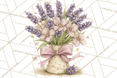 Vintage Spring Florals Clipart, Cottagecore Flower Png Product Image 4