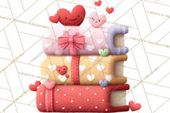 Valentine Ladybug Clipart PNG, Cute Bee Butterfly Beetle Png Product Image 5